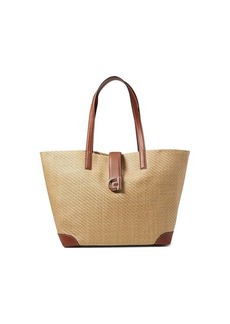 Cole Haan Classic Straw Tote