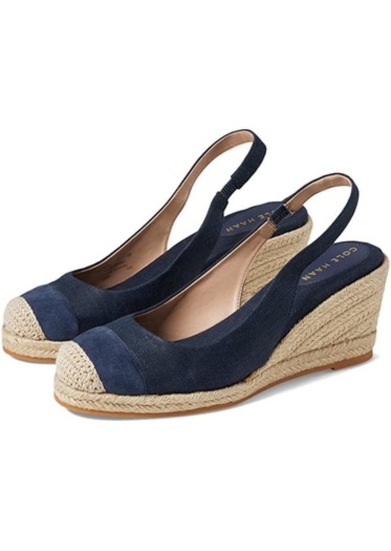 Cole Haan Cloudfeel Espadrille Wedge Slingback 80 mm