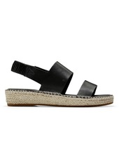 Cole Haan CloudFeel Leather Espadrille Slingback Sandals