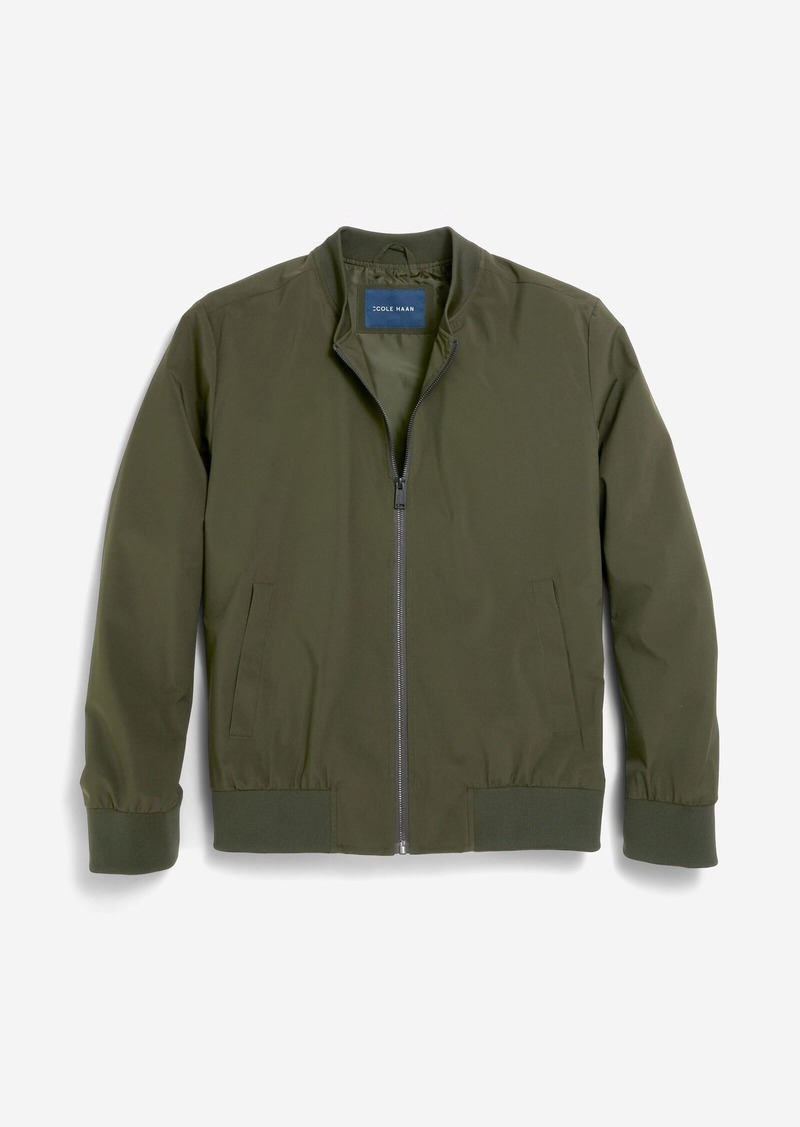 Cole Haan Men's 27" Bomber Jacket - Green Size Medium