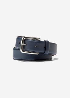 Cole Haan 32Mm Cactus Leather Dress Belt - Blue Size 34