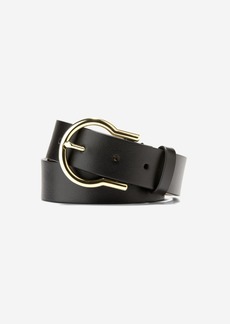 Cole Haan Women's 32Mm Hinged Buckle Belt - Black Size Large