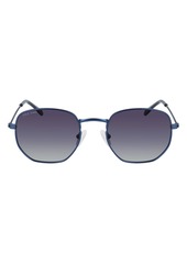 Cole Haan 51mm Angular Round Sunglasses in Black at Nordstrom Rack