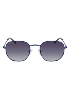 Cole Haan 51mm Angular Round Sunglasses in Navy at Nordstrom Rack