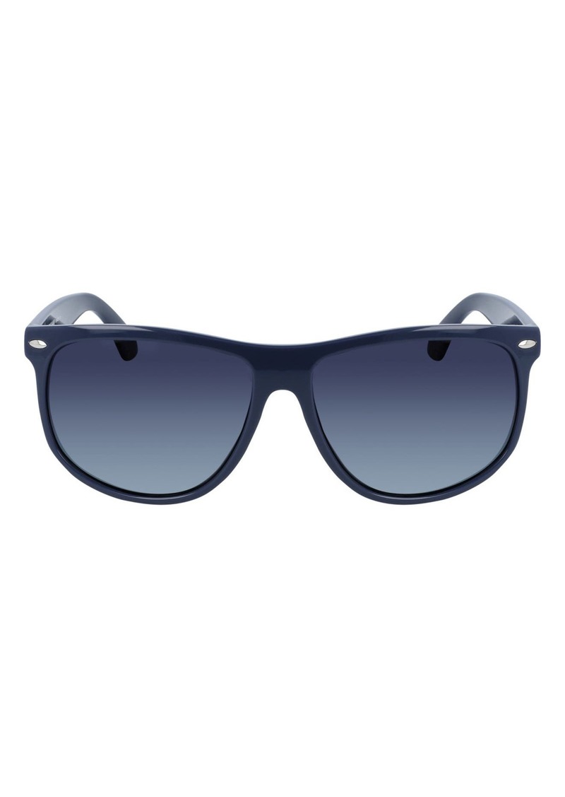 Cole Haan 60mm Straight Top Sunglasses in Navy at Nordstrom Rack