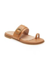 Cole Haan Abbie Slide Sandal in Pecan Leather at Nordstrom