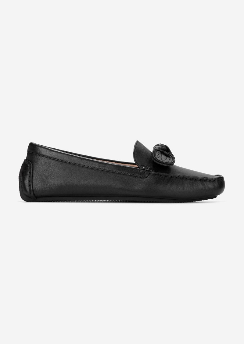 Cole Haan Women's Bellport Bow Driver Shoes - Black Size 9