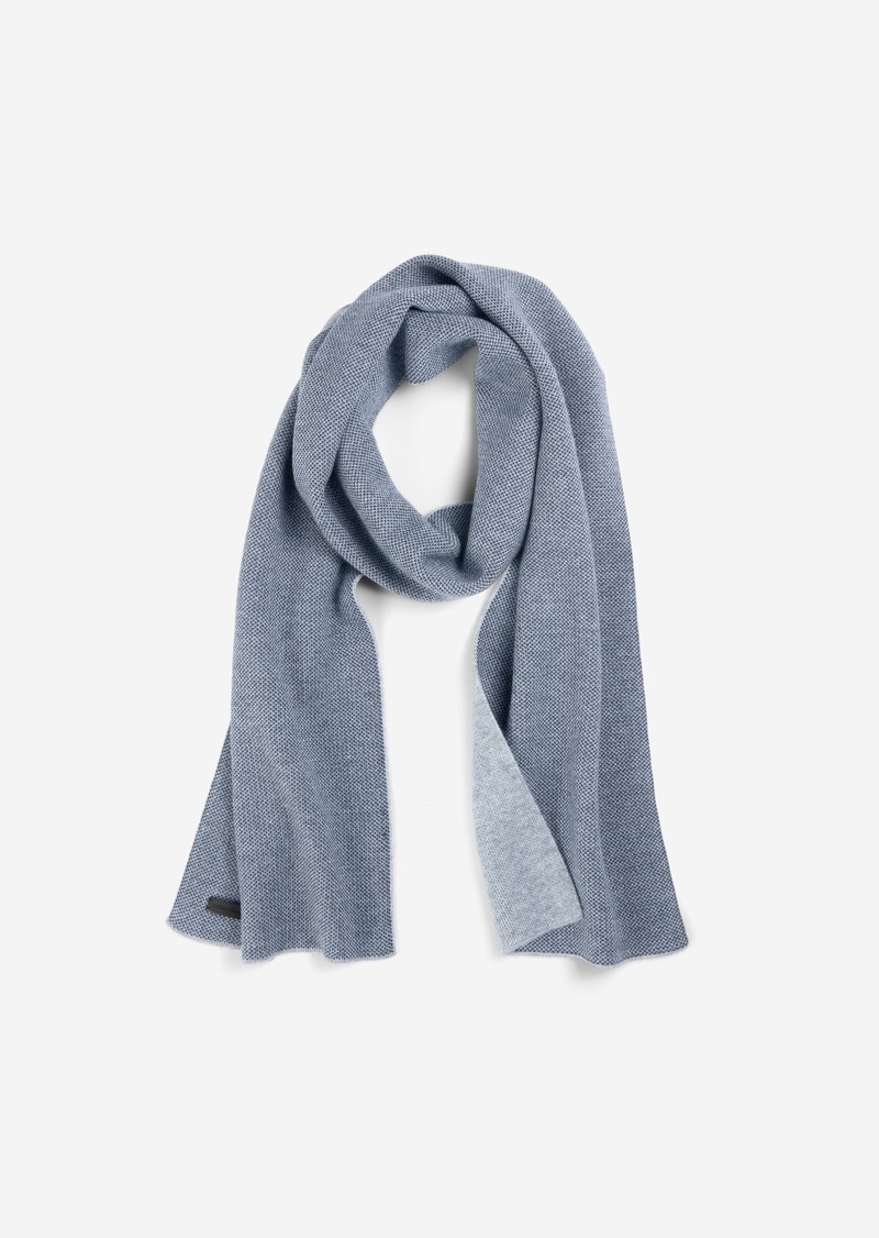 Cole Haan Birdseye Scarf - Blue Size OSFA