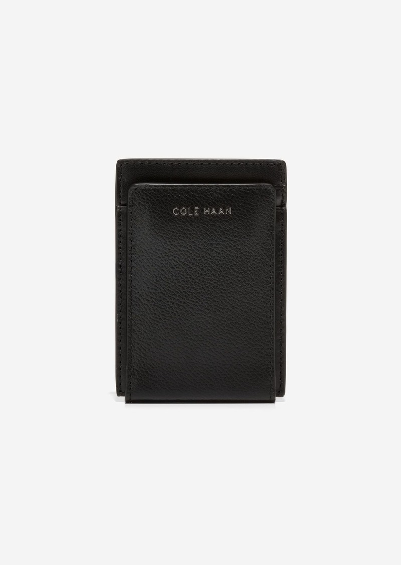 Cole Haan Box Shine Magnetic Fpw Wallet - Black Size OSFA