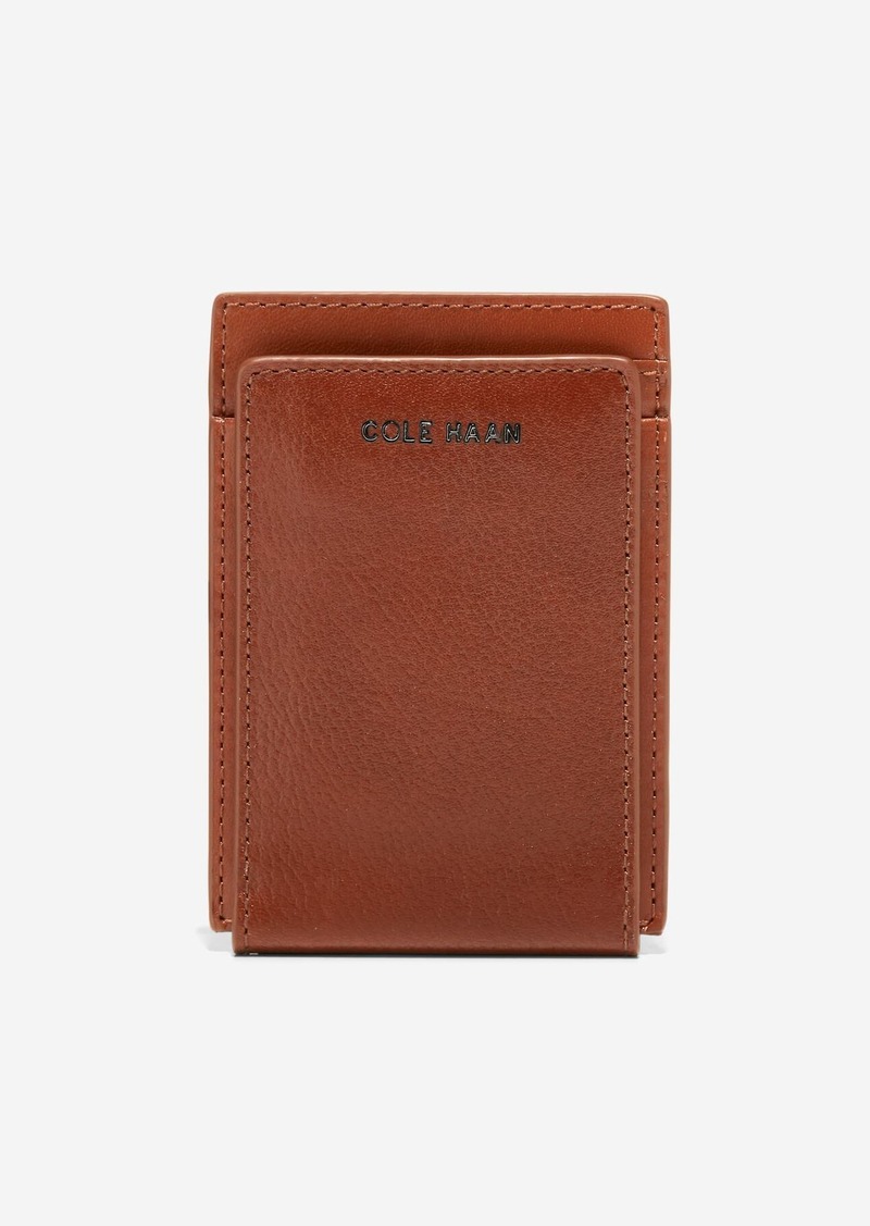 Cole Haan Box Shine Magnetic Fpw Wallet - Brown Size OSFA