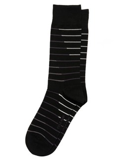 Cole Haan Broken Stripe Dress Socks