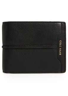 Cole Haan Butted Seam Leather Passcase in Black at Nordstrom Rack