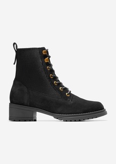 Cole Haan Women's Camea Waterproof Combat Boot II - Black Size 9.5