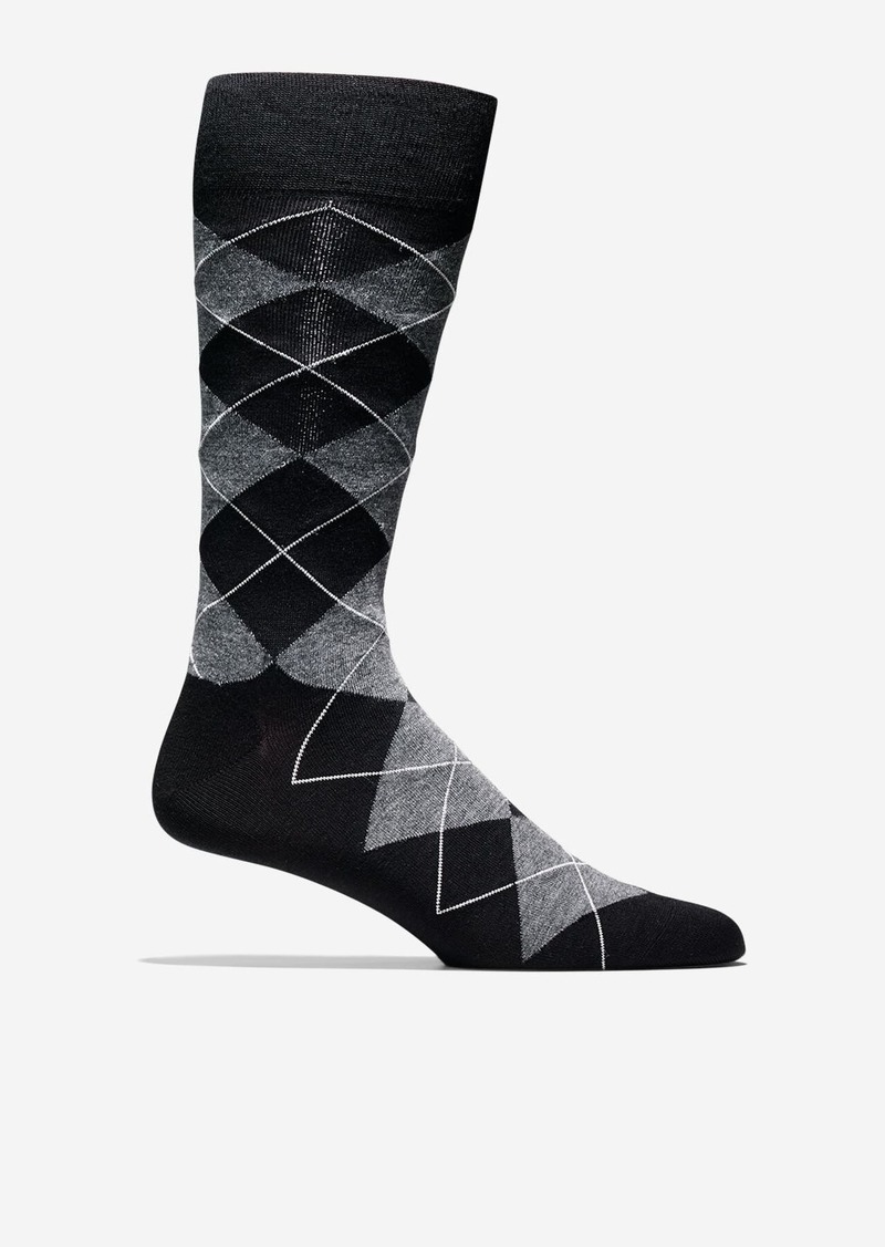 Cole Haan Men's Crew Sock - Black Size OSFA