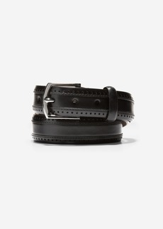 Cole Haan Dawson 32Mm Perforated Belt - Black Size 34