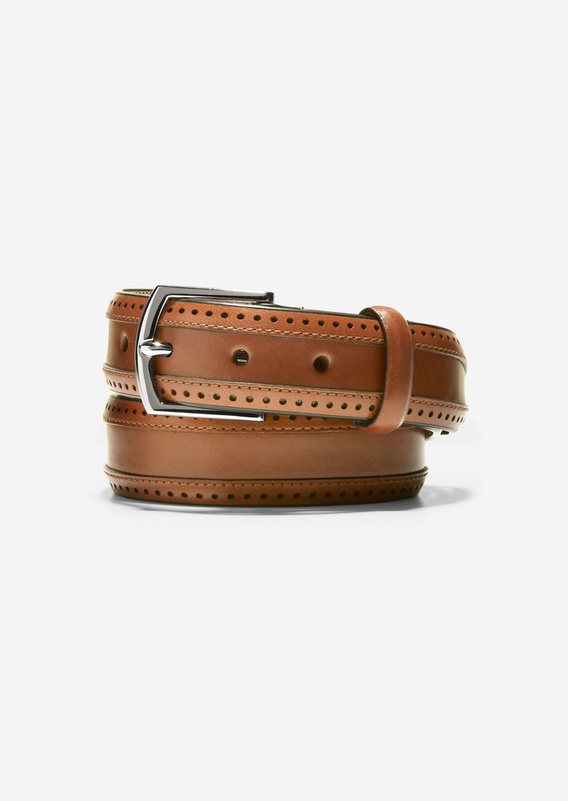 Cole Haan Dawson 32Mm Perforated Belt - Brown Size 36