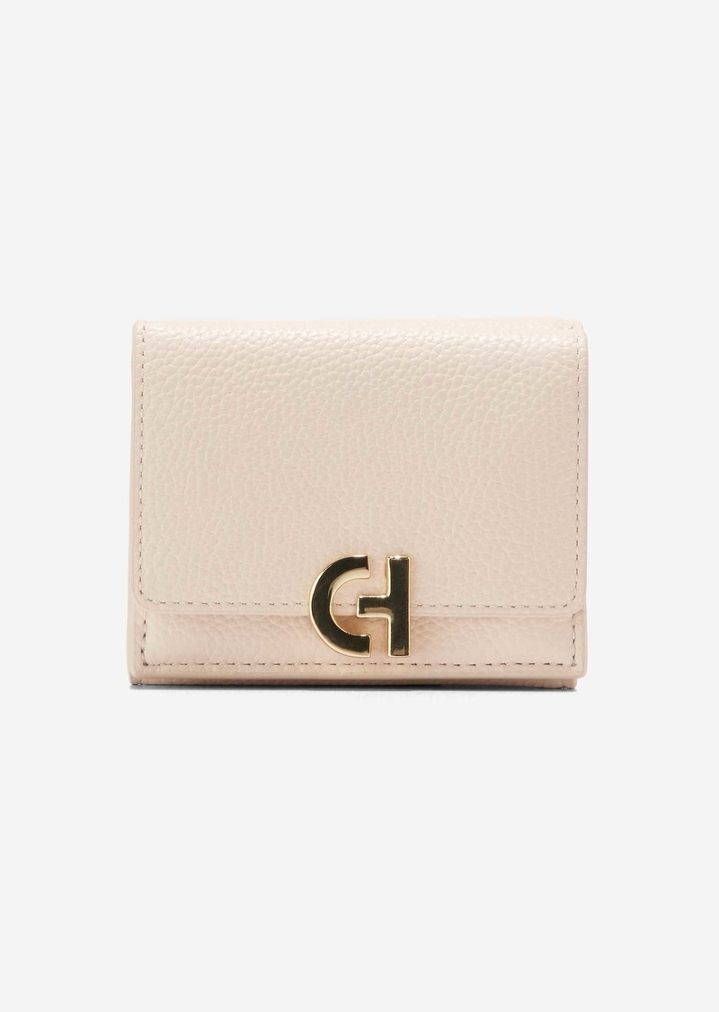 Cole Haan Essential Compact Wallet - Beige Size OSFA