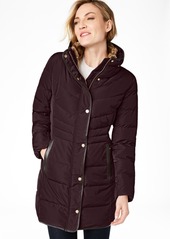 Cole Haan Petite Faux-Fur-Lined Puffer Coat