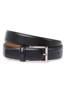 Cole Haan Feather Edge Leather Strap Belt in Black at Nordstrom Rack