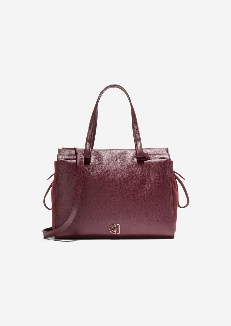 Cole Haan Grand Ambition Side Cinch Satchel - Red Size OSFA