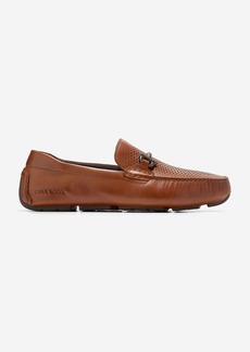 Cole Haan Men's Grand Laser Bit Driver Shoes - Brown Size 11.5