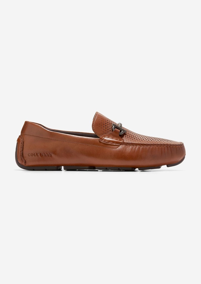 Cole Haan Men's Grand Laser Bit Driver Shoes - Brown Size 10.5