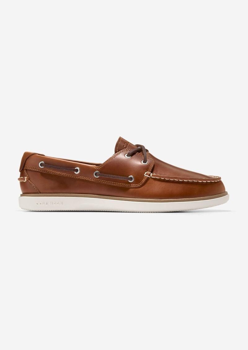 Cole Haan Men's GrandPrø Windward Boat Shoes - Brown Size 9.5