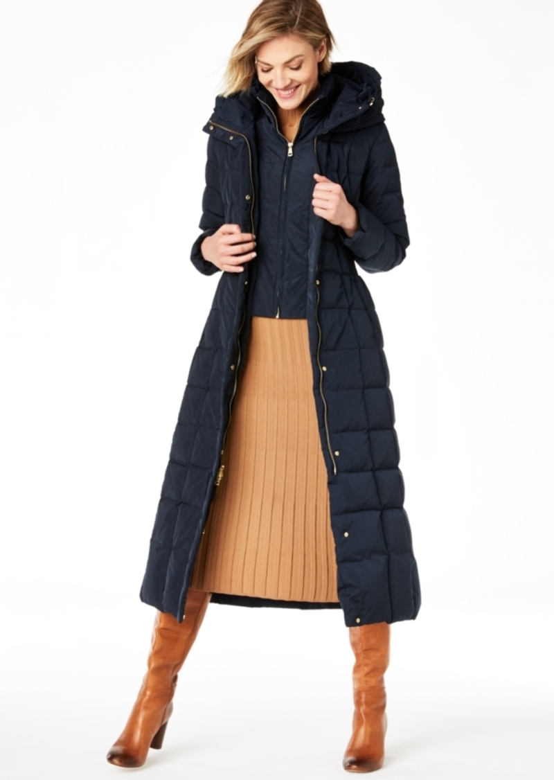 cole haan down maxi coat