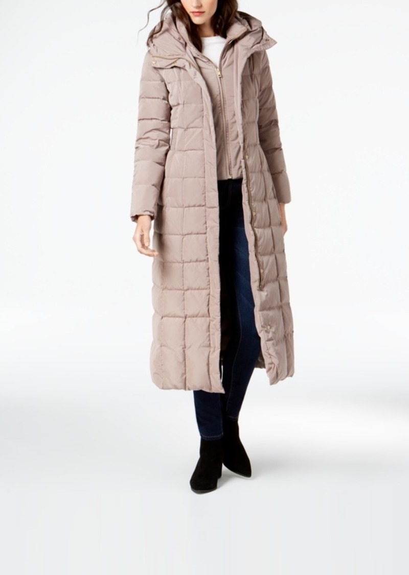 cole haan hooded down coat