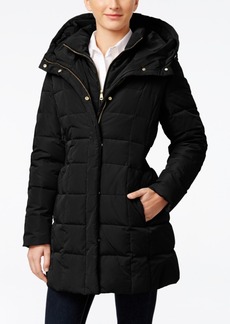 cole haan hooded down coat