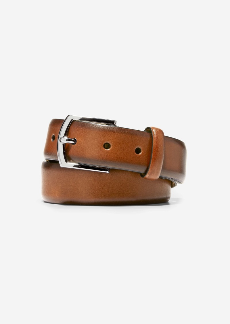 Cole Haan Lewis 32Mm Burnished Leather Belt - Brown Size 36