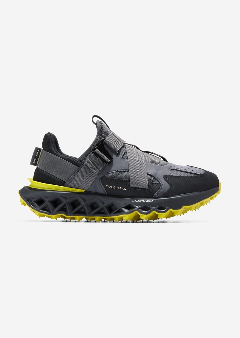 Cole Haan Men's 5.ZERØGRAND Monk Strap Running Shoes - Grey Size 12