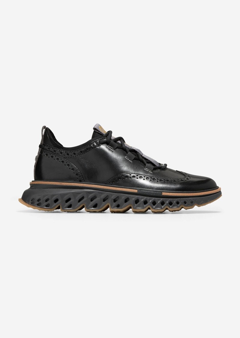 Cole Haan Men's 5.ZERØGRAND Wingtip Oxford Shoes - Black Size 10