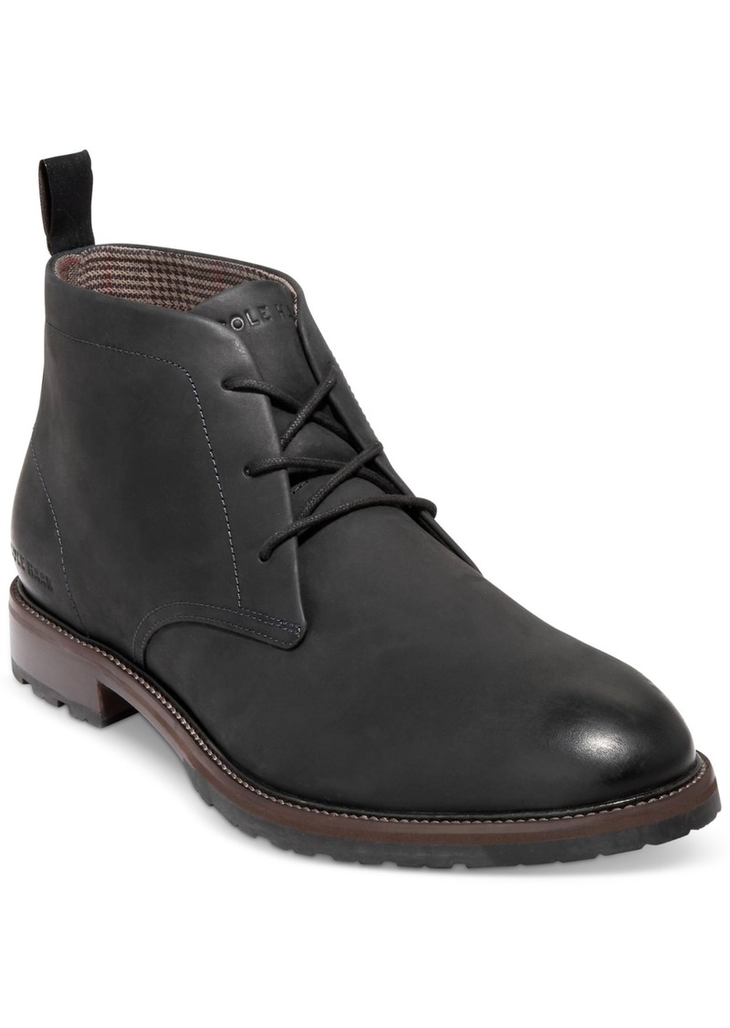 Cole Haan Men's Berkshire Lug Chukka Boot - Black-Truffle