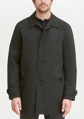 Cole Haan Men's Button-Front Water Resistant Rain Coat