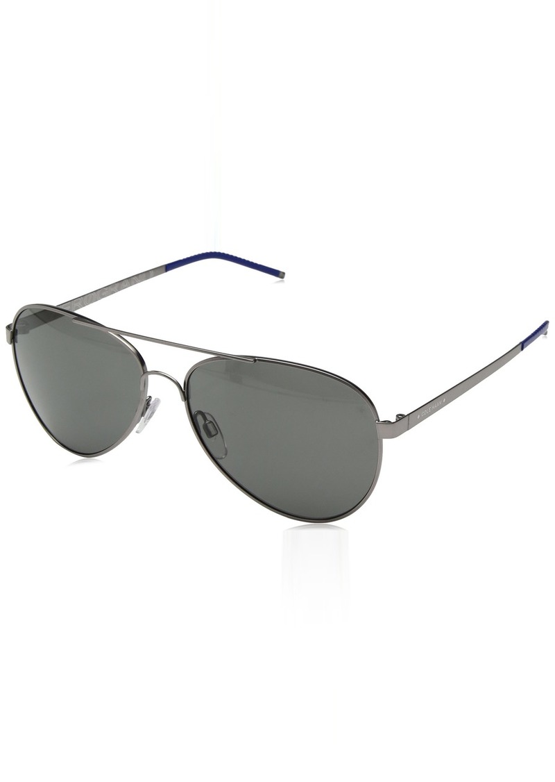 Cole Haan Cole Haan Mens Ch6020 Metal Aviator Sunglasses Sunglasses