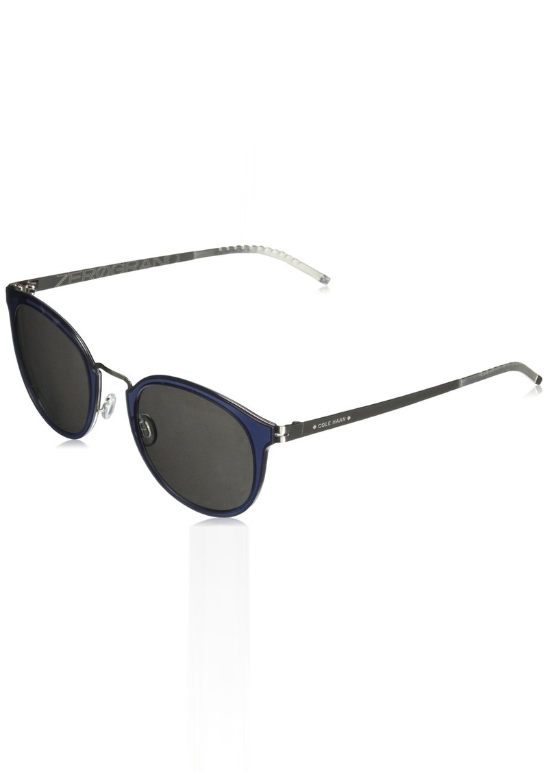 Cole Haan Men's Ch6040 Metal Round Sunglasses