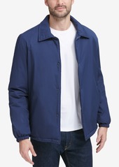 Cole Haan Men's Coaches Jacket with Sherpa-Fleece Lining