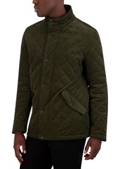 Cole Haan Men's Diamond-Quilted Corduroy Jacket - Chocolate