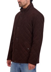 Cole Haan Men's Diamond-Quilted Corduroy Jacket - Chocolate