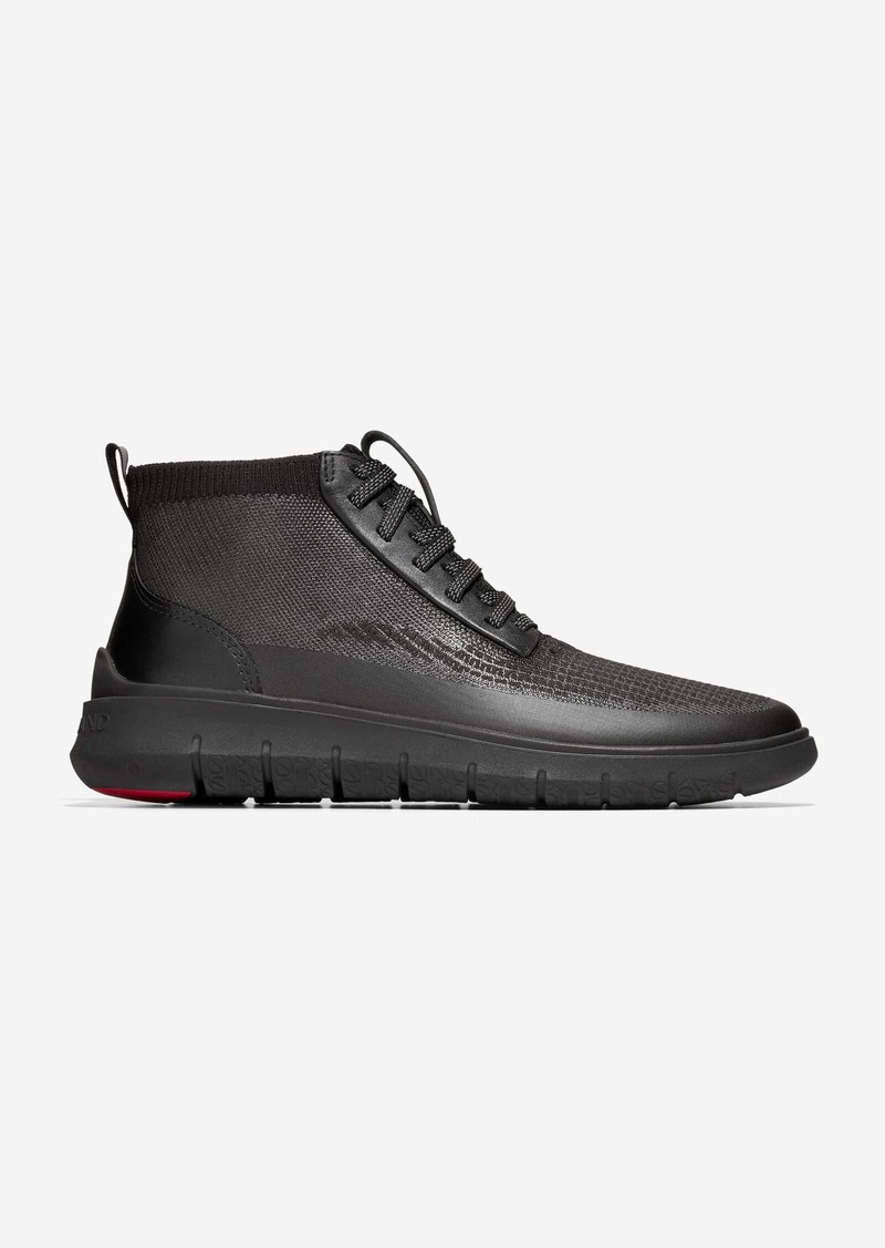 Cole Haan Men's Generation Zerøgrand High Top Sneaker - Black Size 8.5 Water-Resistant