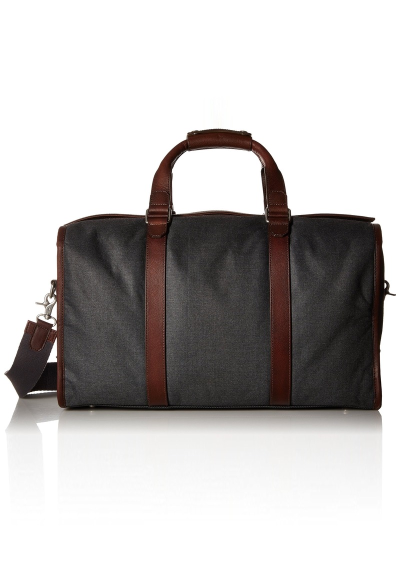 cole haan men's leather duffle bag