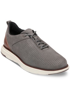 Cole Haan Men's Grand Atlantic Textured Sneaker - Tornado Nubuck/woodbury/ivory