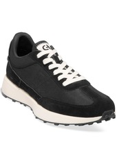 Cole Haan Men's Grand Crosscourt Midtown Mixed-Media Lace-Up Sneakers - Black/ivory