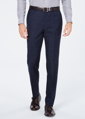 Cole Haan Men's Grand Os Slim-Fit Wearable Technology Plaid Suit Pants