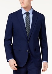 Cole Haan Men's Grand. os Wearable Technology Slim-Fit Stretch Solid Suit Jacket