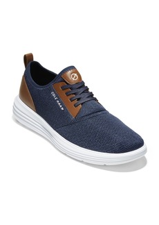 Cole Haan Men's Grand Sports Journey Knit Sneakers - Navy Ink, Optic White