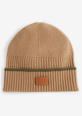 Cole Haan Men's Heritage Ribbed-knit Tipped Cuffed Beanie - Olive