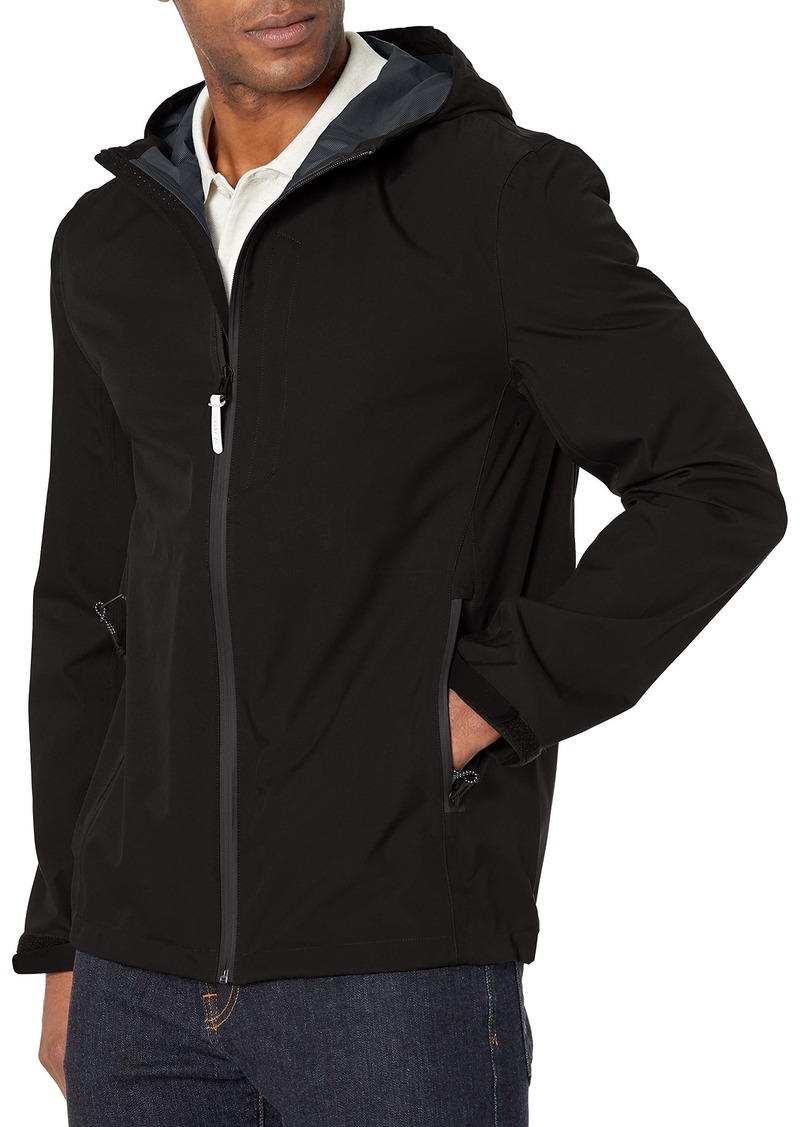 Cole Haan Men's Hooded Seam Sealed Packable Jacket