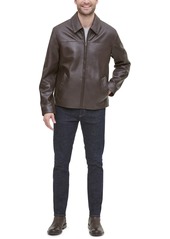 Cole Haan Men's Leather Jacket, Created for Macy's - Black